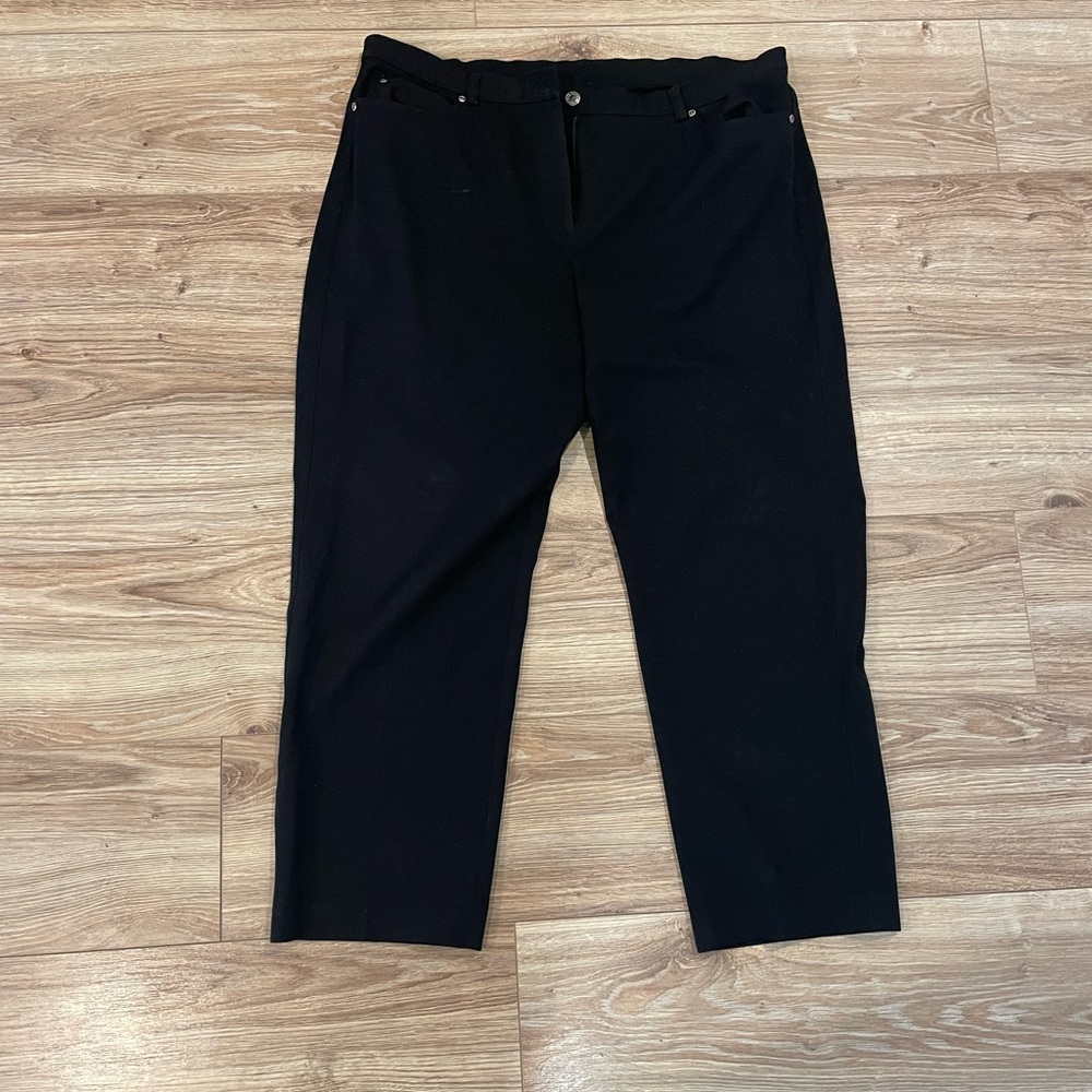 Rafaela - Black Straight Leg Pants